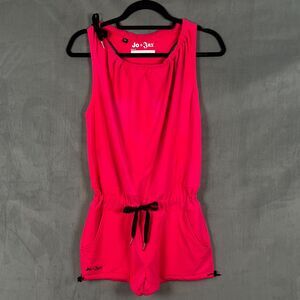 Jo+Jax Pink Dance Warm-Up Romper Youth Medium (YM/MC)